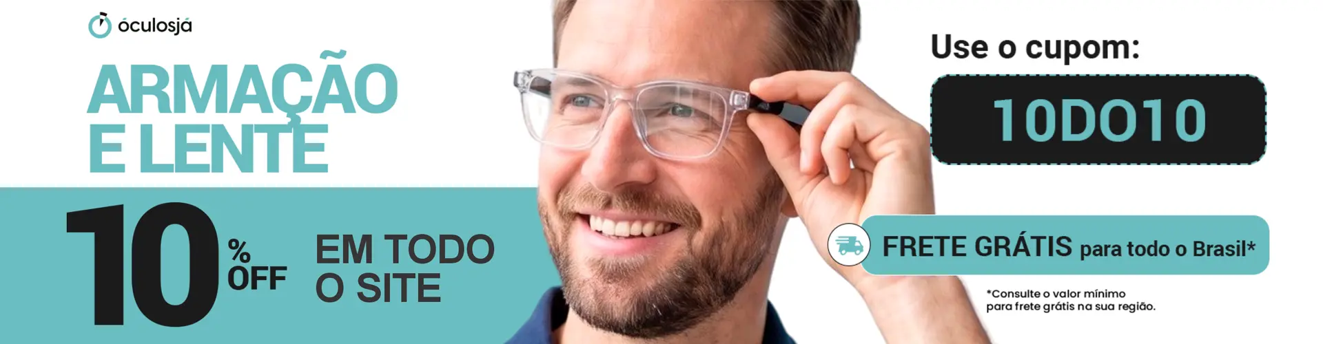 PROMOÇÃO 10.10 – SITE INTEIRO COM 10% DE DESCONTO