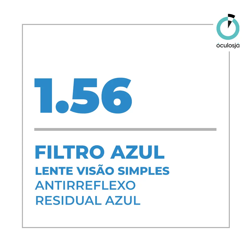 Lente Acabada Resina com Antirreflexo Proteção UV e