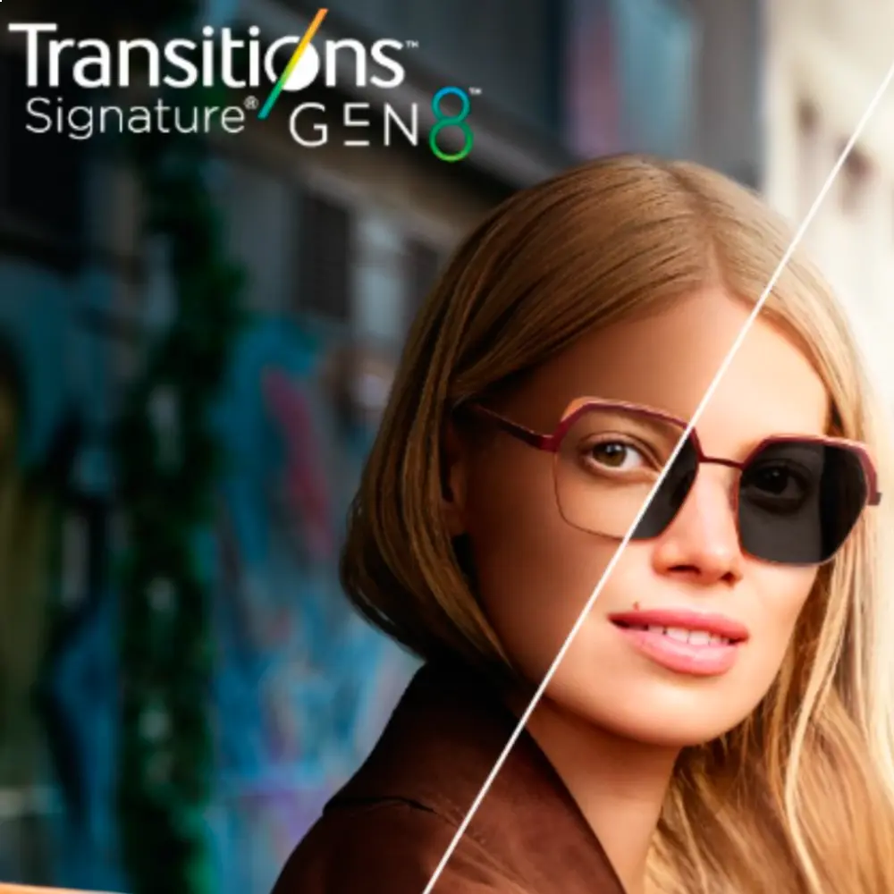 Lentes prontas TRANSITIONS GEN CINZA Orma (Esf a Cil