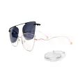 Combo Armação 2 em 1 Clip-on + Lentes 1.56 Blue Light