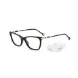 Combo Óculos Carolina Herrera CH 0028 (Preto) + Lentes 1.56 Blue Light AR